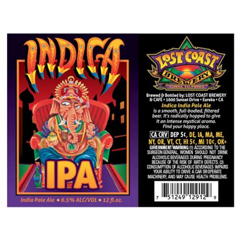 Lost Coast Indica Ipa Bell Beverage