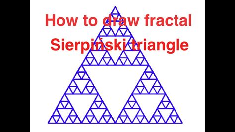 Scratch Tutorial How To Draw Fractal Sierpiński Triangle Youtube