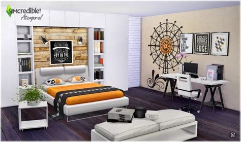 Simcredible Designs Atemporal Bedroom • Sims 4 Downloads