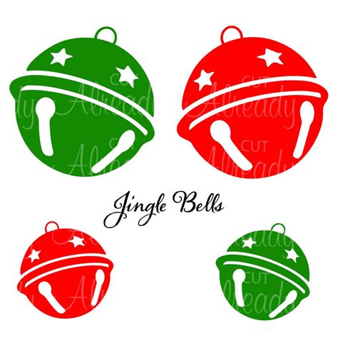 Jingle Bells Decal Jingle Bells Svg Christmas Svg Cut Etsy