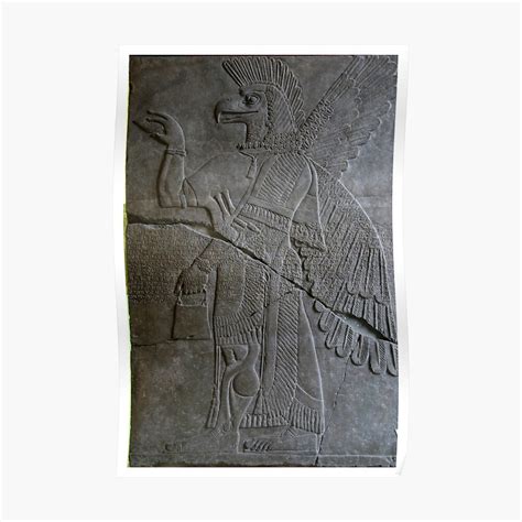 The Assyrian God Ashur Pergamon Museum Berlin Poster By Docnaus