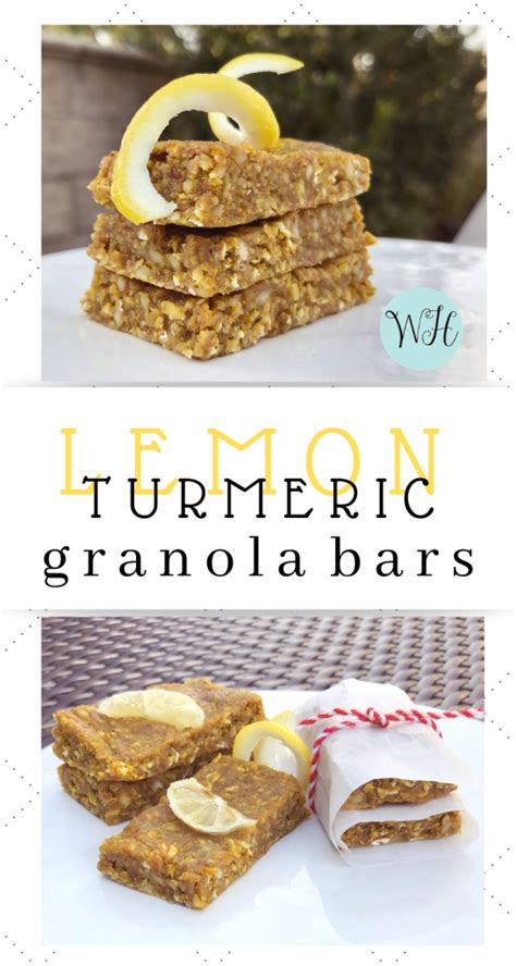 September 2, 2011 by pamela 56 comments. Lemon Turmeric Granola Bars | Recipe | Granola bars, Food ...
