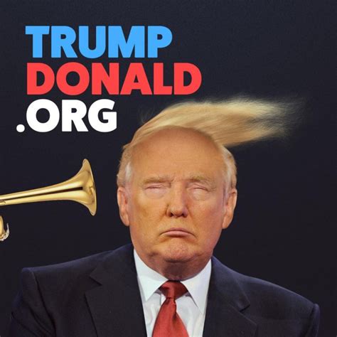 Lets Visitors Blow Trumpet At Donald Trump