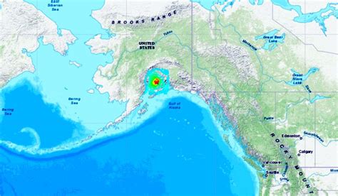 Strong Earthquake Hits Anchorage Alaska Photos Show Severe Damage To