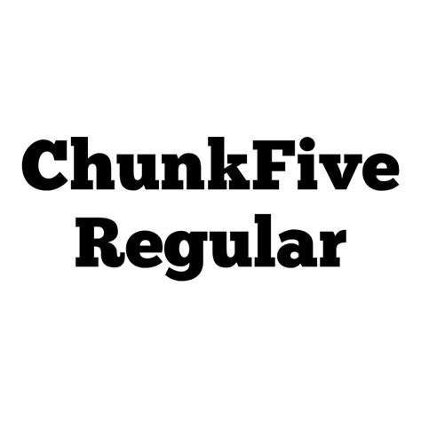 Chunkfive Regular Font Free Fonts On Creazilla Creazilla