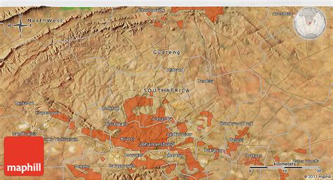Satellite 3d Map Of Soweto