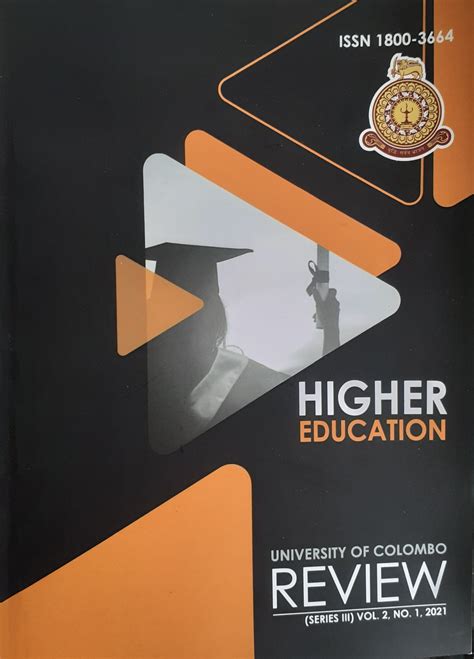 Member Of The Editorial Board 2021 University Of Colombo Review Higher Education Series