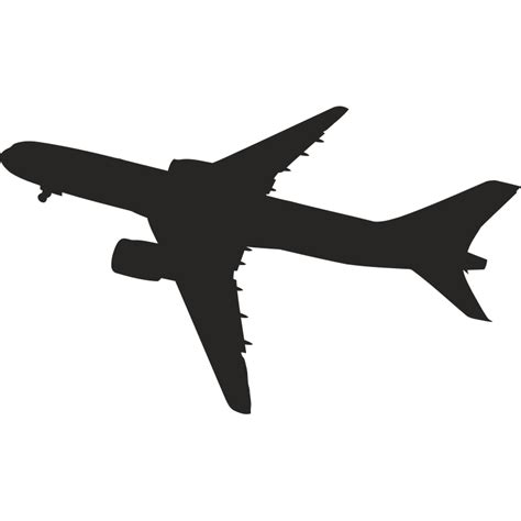 Airplane Silhouette Illustration Aviation Image Airplane Png Download
