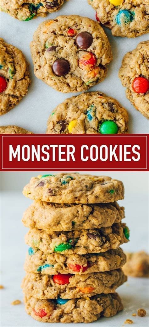 Best Ever Monster Cookies That Are Easy To Make And Loaded With Oatmeal