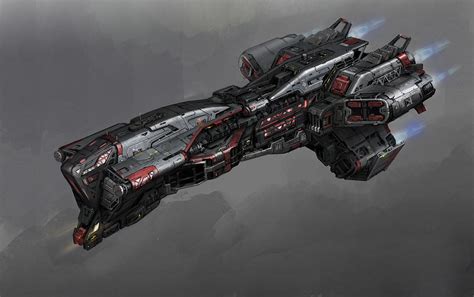 Battle Ship Concept Art For Rebant Vr Game Galan Pang On Artstation At