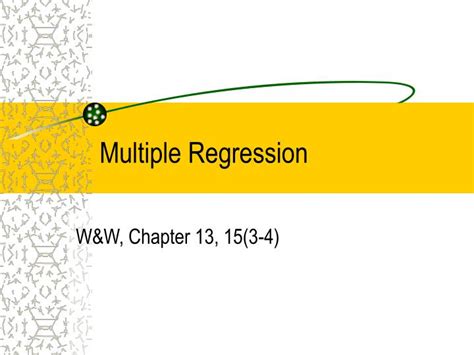 ppt multiple regression powerpoint presentation free download id 1304723