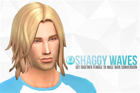 Sims 4 Hairs ~ Simsational Designs Shaggy Waves Gt