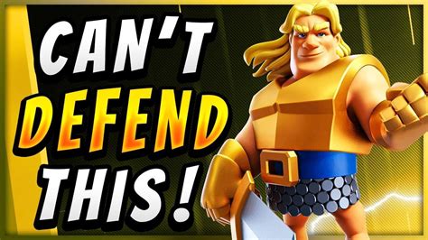 Best Golden Knight Deck In Clash Royale 🏆 Youtube