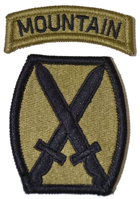Mountain Army Patch Army Military