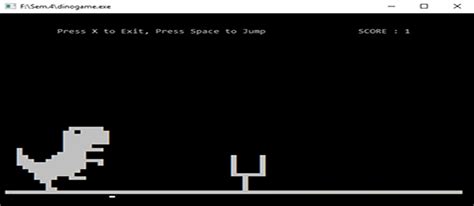You have to make a racing game in c++. Dino Game In C Programming With Source Code | Source Code ...