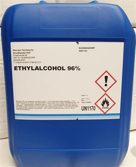 5l Ethylalcohol 96 Ethanol Bol