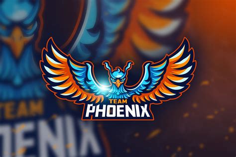 Team Phoenix Mascot And Esport Logo Esports Logo Mascot Game Logo