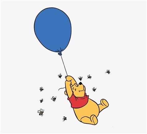 Winnie The Pooh Drawings Balloon Winnie The Pooh Drawing Balloon