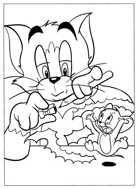 Dibujos Para Colorear Tom Y Jerry Imágenes Animadas S Y
