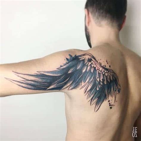 Back Tattoos For Men Wings
