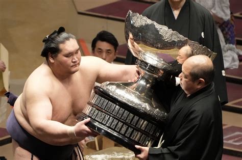 Sumo Terunofuji Wins First Title At Ozeki To Bolster Yokozuna