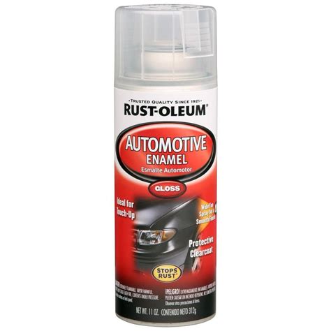 Rust Oleum Automotive 11 Oz Enamel Clear Gloss Spray Paint 6 Pack