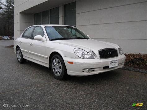 Maybe you would like to learn more about one of these? 2004 White Pearl Hyundai Sonata #6744979 | GTCarLot.com ...