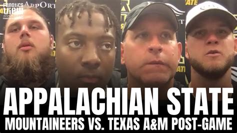 Shawn Clark & Appalachian State React to Mountaineers Historic Upset vs