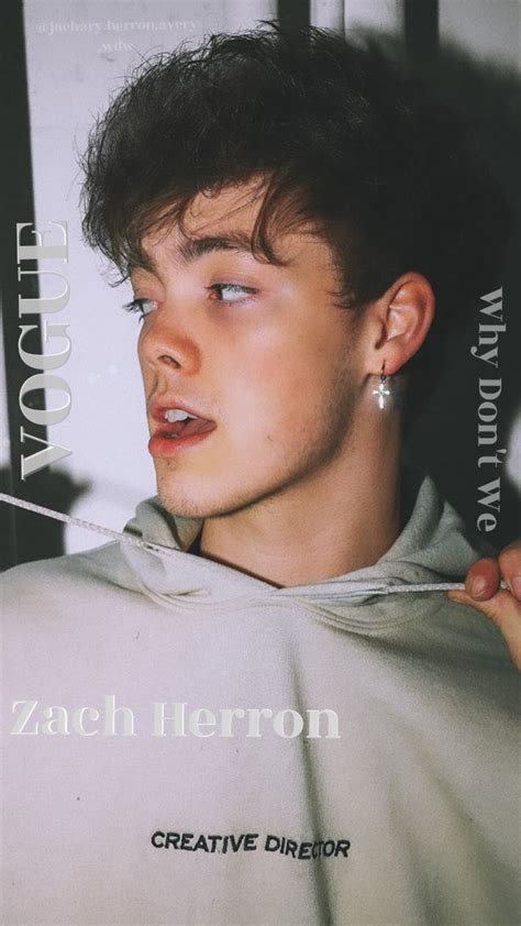 If Zach Herron Was In The Vogue Magazine🖤 In 2020 Zach Herron Jack