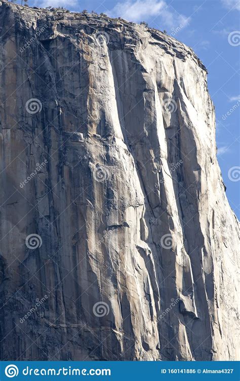 El Capitan Granite Formation In Yosemite Stock Photo Image Of Scenic
