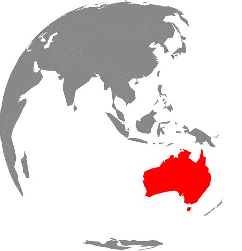 Australië Kaart Continent Gratis Vectorafbeelding Op Pixabay