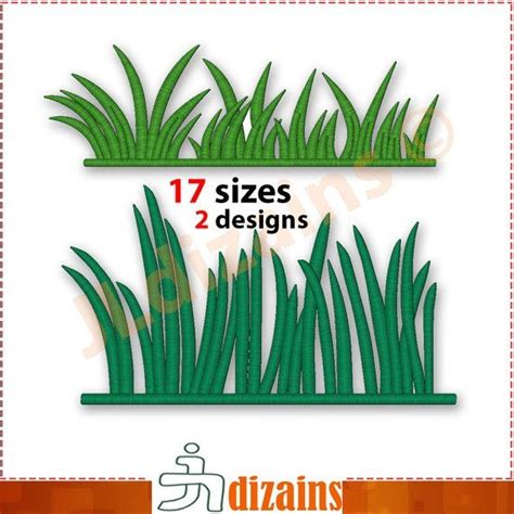 Grass Embroidery Design Grass Machine Embroidery Design Embroidery Designs Grass Grass