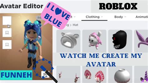I Am Funneh From The Krew Creating My Funnecake Avatar In Roblox Youtube