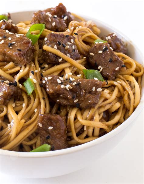 Beef with noodles diabetic dinner recipe. Beef Teriyaki Noodles (20 minute recipe!) - Chef Savvy