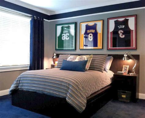 Teens room cool boys bedroom ideas teenage small bedroom ideas. Cool Decorating Ideas for Teen Boys Using MVP Basketball ...