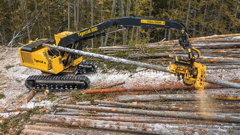 850 Logging Processor Roadside Tree Processing Tigercat