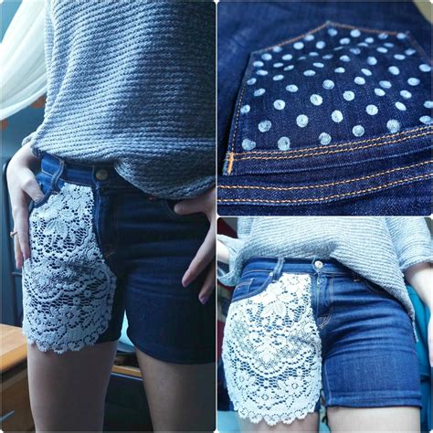 Diy Upcycled Tommy Hilfiger Jeans Shorts The Makeup Dummy