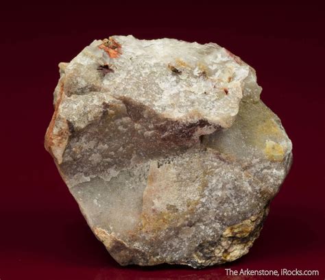 Caysichite Y Type Locality On Quartz Rare15b 078 Evans Lou Mine