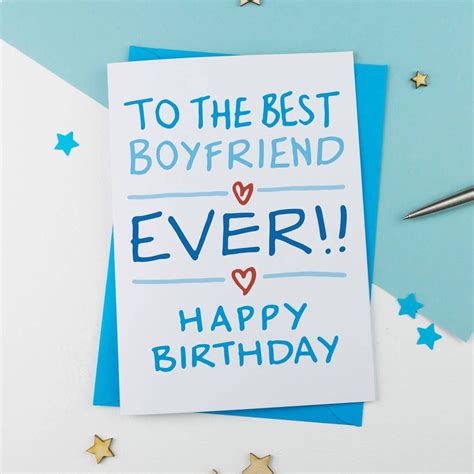 Birthday Cards For Boyfriend Printable