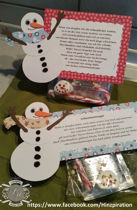 Rezept fur eine schneemannsuppe meinhaushalt at / manuskript und glossar der folge zum ausdruck. Weihnachten 2014 - Kleine Weihnachtspräsente ...