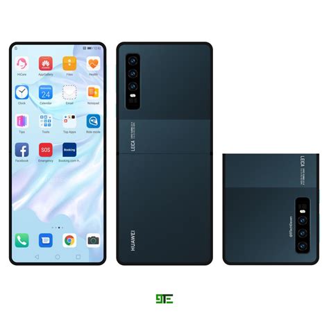 Huaweis Patent Reveals New Flip Phone With Foldable Display Huawei