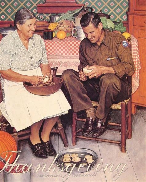 Pin By Teresa Clark On Autumn ~ Thanksgiving Recipes Norman Rockwell