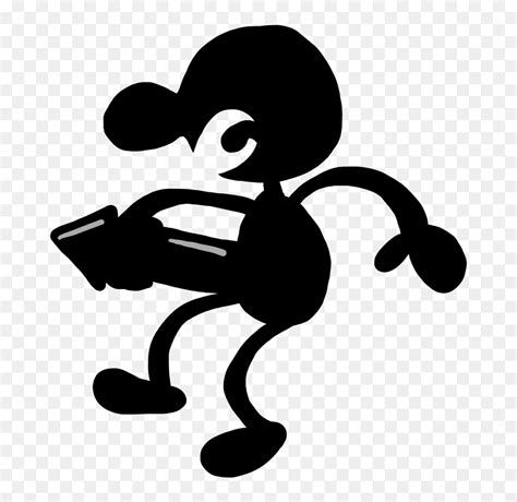 Mr Game And Watch 9 Png, Transparent Png - 850x850 PNG - DLF.PT