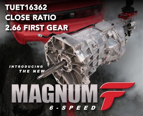 tremec t56 magnum f transmission 6 speed tuet16362 close ratio 2 66 grannas racing