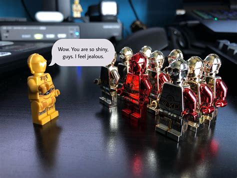 I Got A Handful Of Chromed C 3po Minifigs As A Free Compliment With My