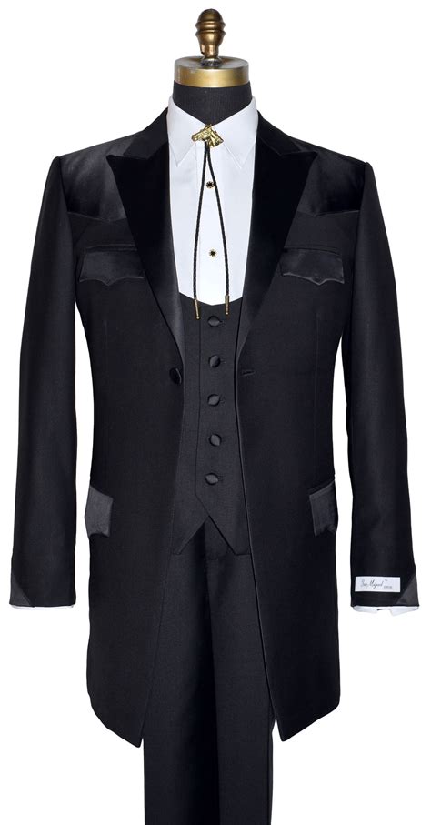 Western Tuxedo With Long Coat Tux Shop Tuxedo Rentals Suit