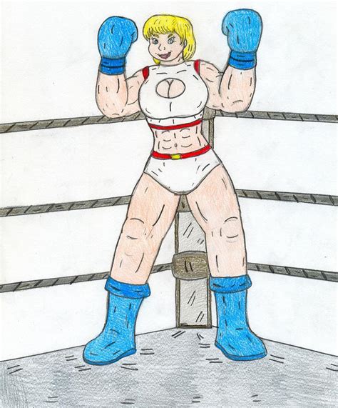 Boxing Power Girl By Jose Ramiro On Deviantart
