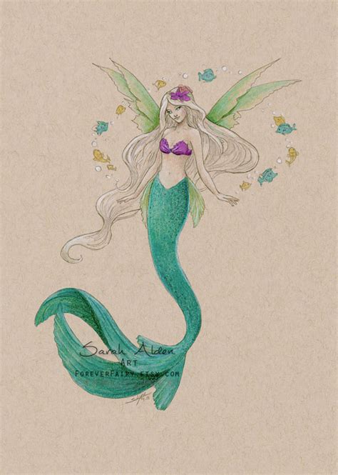 Fairy Mermaid Sarah Alden Art