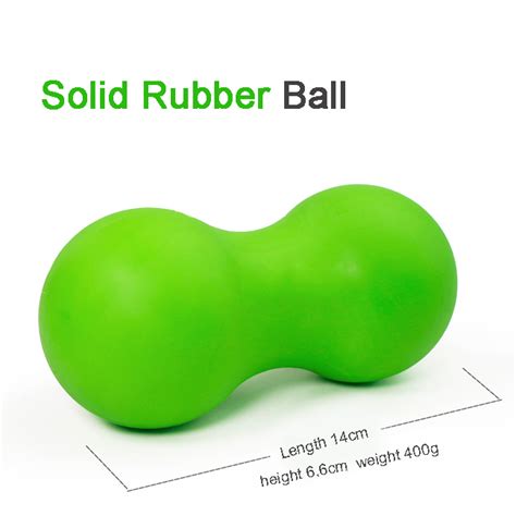 wholesale custom non toxic eco elastic rubber peanut lacrosse ball double silicone massage ball