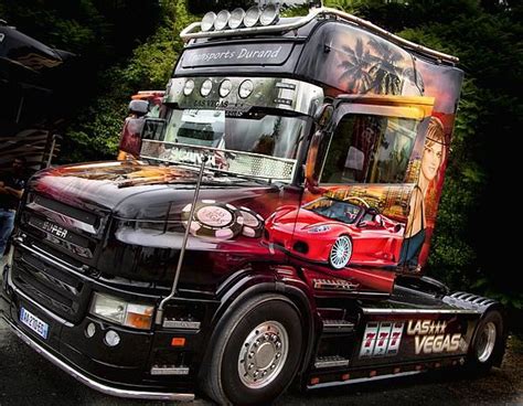 scania t cab las vegas by mick flynn in 2020 show trucks big trucks heavy truck